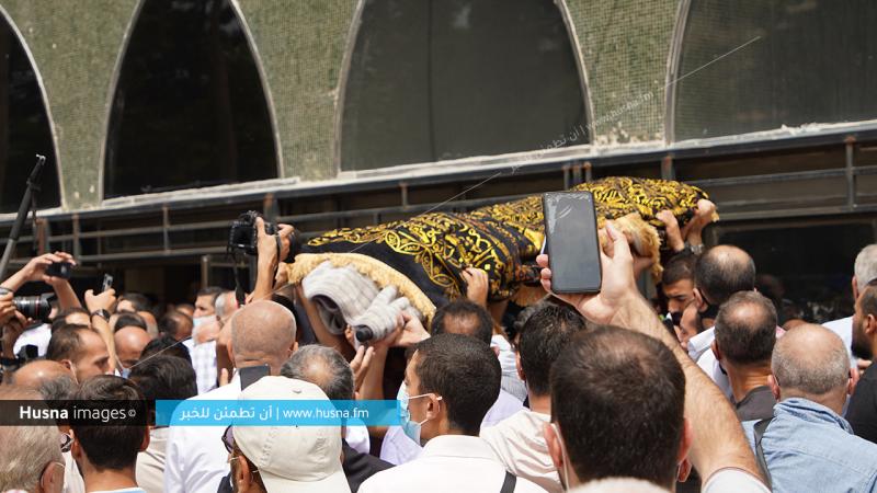 تشييع الناطق السابق باسم حماس ابراهيم غوشة من مسجد الجامعة الأردنية في عمان | Husna Images