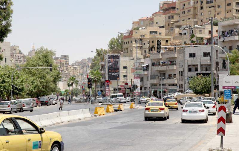 صورة لأحد شوارع مدينة عمان
