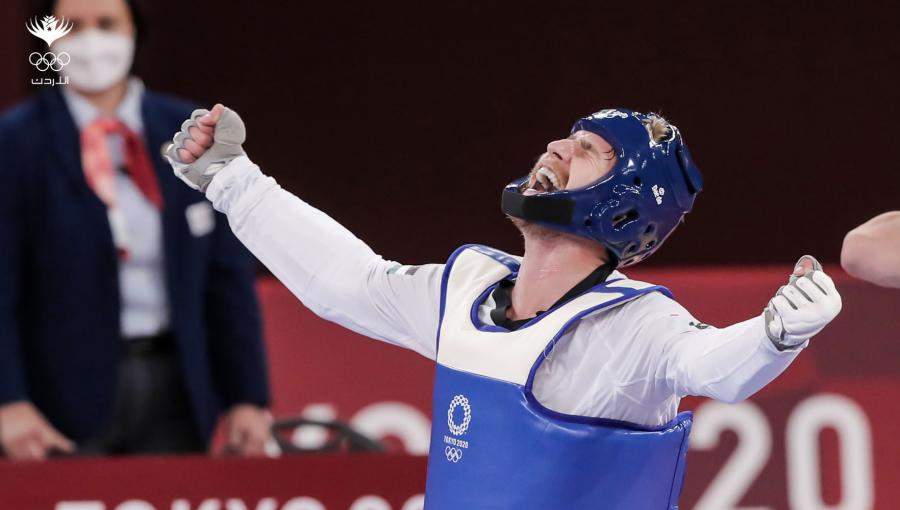 لاعب المنتخب الوطني للتايكواندو صالح الشرباتي