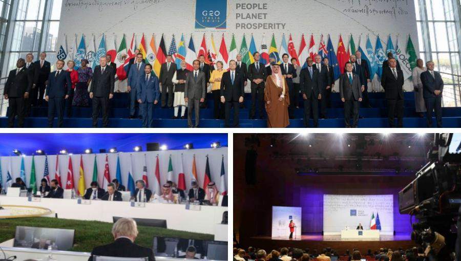 الصورة الختامية -قادة مجموعة العشرين- روما