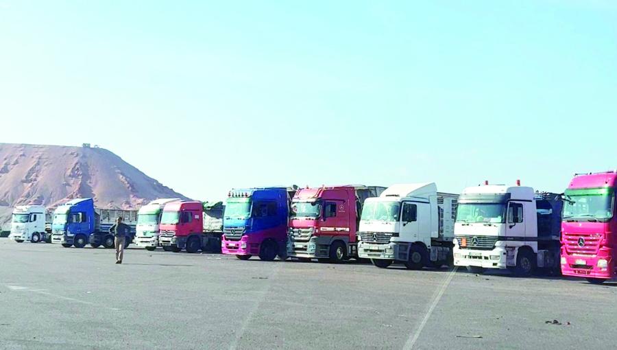 صورة تعبيرية إضراب أصحاب الشاحنات