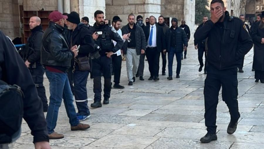 اقتحام بن غفير للمسجد الأقصى