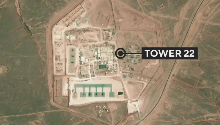 موقع &quot;البرج 22&quot; في شمال شرقي الأردن
