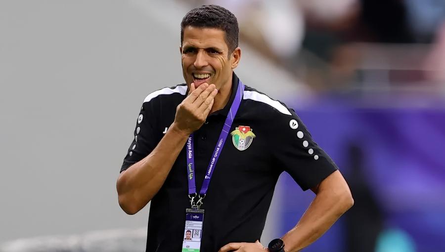 حسين عموتة مدرب المنتخب الأردني السابق | المصدر: رويترز