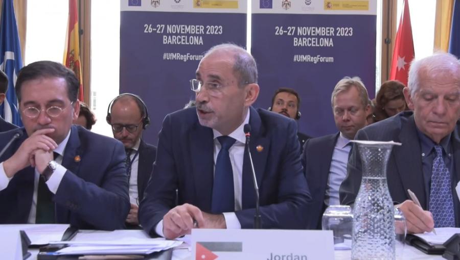 أيمن الصفدي خلال أعمال منتدى الاتحاد من أجل المتوسط أيمن الصفدي خلال أعمال منتدى الاتحاد من أجل المتوسط في مدينة برشلونة الإسبانية 28/10/2024