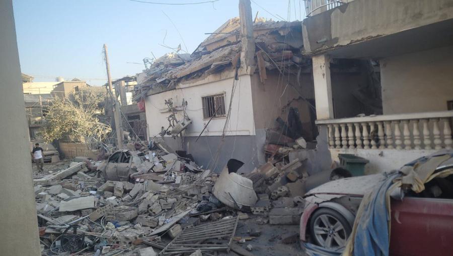 غارات إسرائيلية على بلدة سحمر في البقاع الغربي - لبنان 30/10/2024 | منصة:أكس