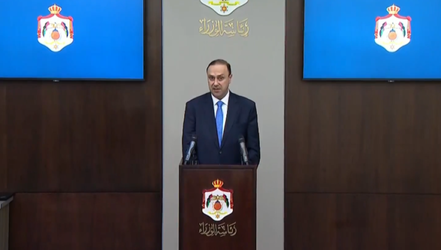 وزير الاتصال الحكومي محمد المومني في مؤتمر صحفي للحديث عن أهم قرارات مجلس الوزراء 22/10/2024 | المصدر: رئاسة الوزراء