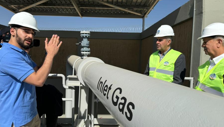 من افتتاح وزير الطاقة صالح الخرابشة لمشروع محطة الغاز الطبيعي في القسطل 27/10/2024 | المصدر: وزارة الطاقة