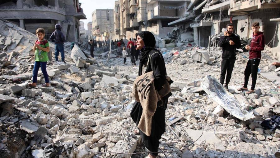 دمار خلفه قصف الاحتلال على جباليا في شمال قطاع غزة دمار خلفه قصف الاحتلال على جباليا في شمال قطاع غزة | المصدر: وكالة الأنباء الفرنسية