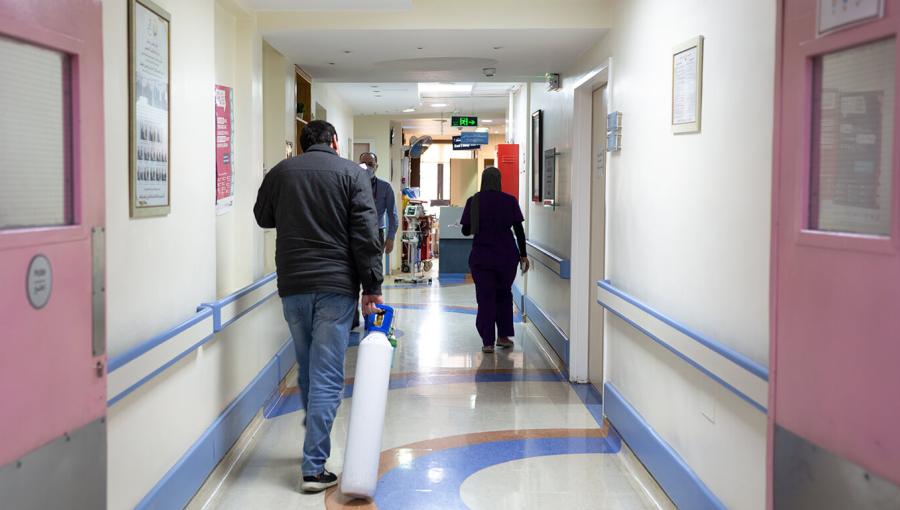 من داخل أحد المستشفيات الخاصة في عمان | المصدر: حبر