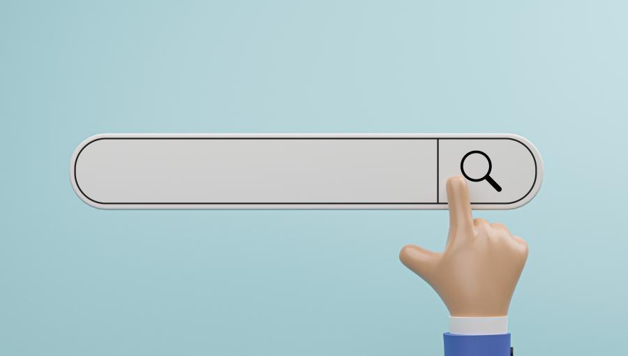 شريط بحث في موقع إلكتروني | تعبيرية
