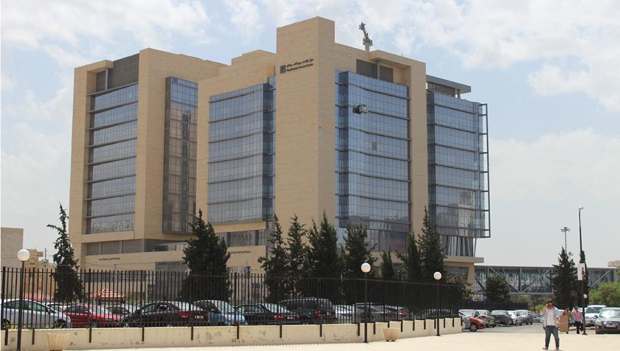 مبنى مركز الحسين للسرطان | المصدر: حبر