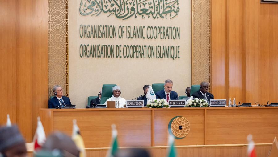 الاجتماع الاستثنائي للدورة الـ21 لمجلس وزراء خارجية الدول الأعضاء لمنظمة التعاون الإسلامي الاجتماع الاستثنائي للدورة الـ21 لمجلس وزراء خارجية الدول الأعضاء لمنظمة التعاون الإسلامي- جدة 25/8/2025 | المصدر: منظمة التعاون الإسلامي