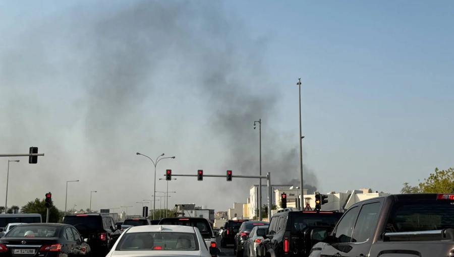 الدخان يتصاعد بعد سماع دوي عدة انفجارات في الدوحة بقطر الدخان يتصاعد بعد سماع دوي عدة انفجارات في الدوحة بقطر 9/9/2025 | رويترز