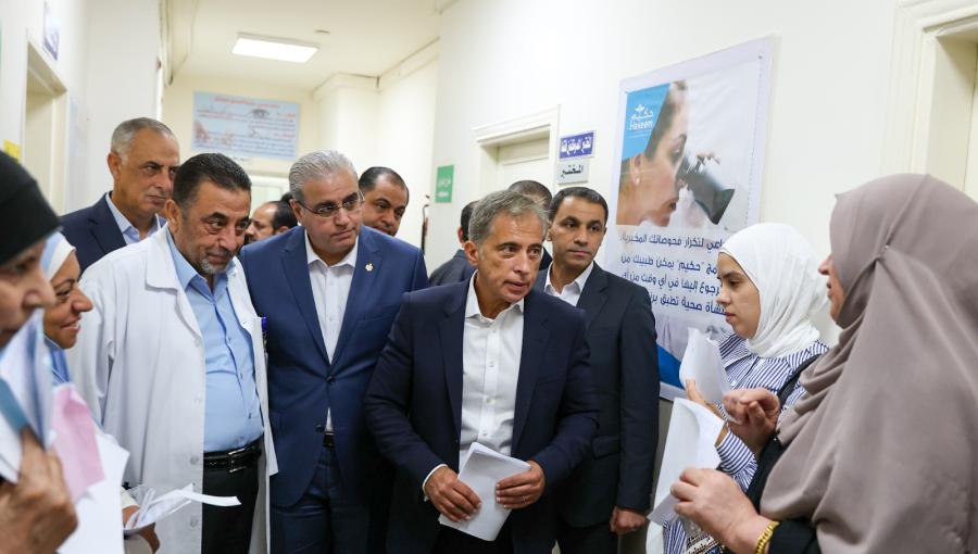 رئيس الوزراء جعفر حسان رئيس الوزراء جعفر حسان يتفقد مركز صحي خريبة السوق الشامل في جنوب عمان 19/10/2025 | رئاسة الوزراء