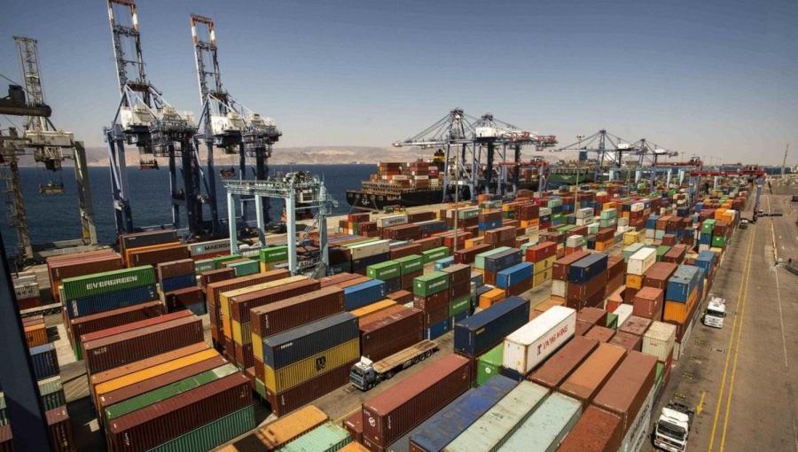 جانب من ميناء العقبة