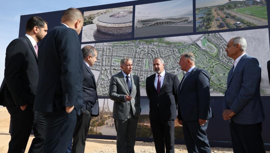 رئيس الوزراء جعفر حسان خلال إطلاق مشروع مدينة عمرة 29/11/2025 | المصدر: رئاسة الوزراء