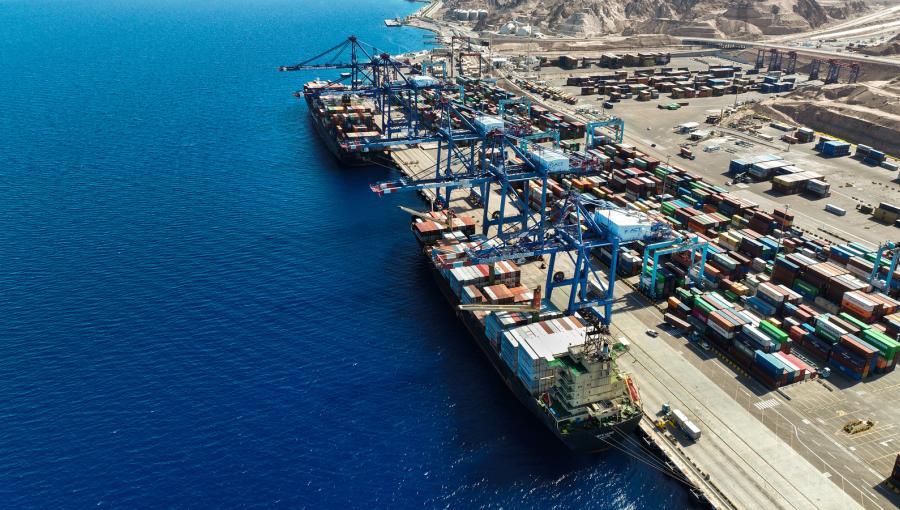 مشهد عام لميناء العقبة | تعبيرية flickr