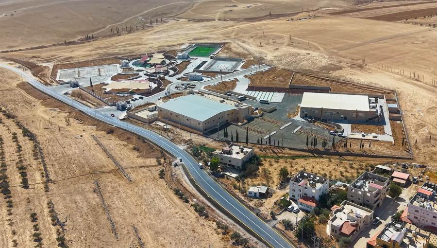 مشهد عام لمدينة الأمير فيصل للشباب في محافظة الكرك | المصدر: رئاسة الوزراء