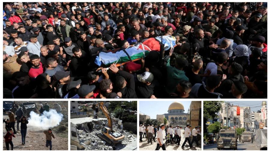 مجموعة صور تظهر أحداثًا من الضفة الغربية خلال عام 2025