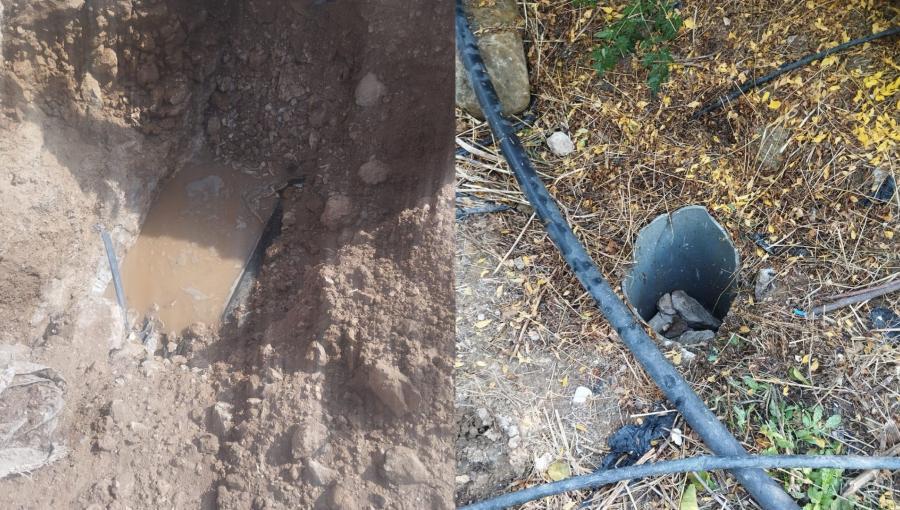 بعض الاعتداءات التي ضبطتها وزارة المياه | المصدر: وزارة المياه والري