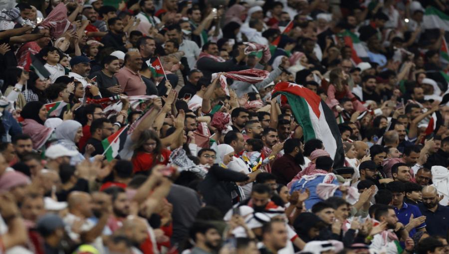 جماهير المنتخب الأردني في مباراة الأردن والإمارات 3/12/2025