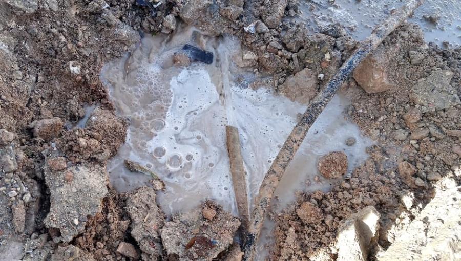 اعتداء ضبطته وزارة المياه في الرصيفة 27/1/2026 | وزارة المياه والري