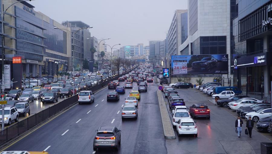 شارع مكة في العاصمة عمان خلال الأمطار | حسنى