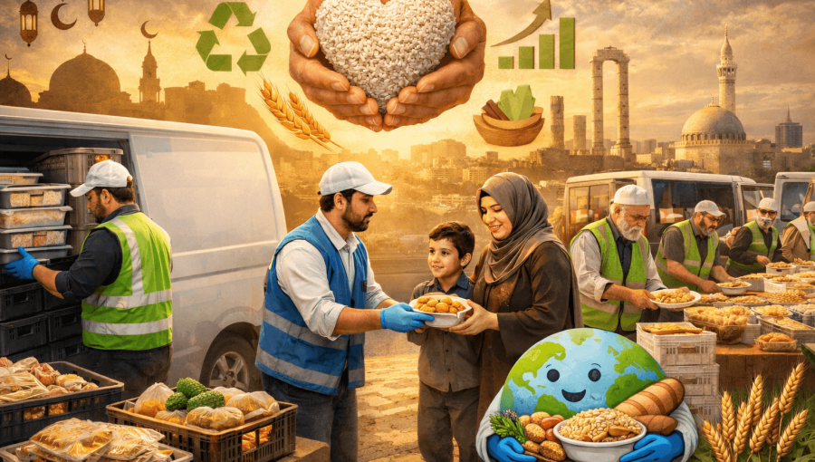 صورة مولدة بالذكاء الاصطناعي تعبر عن مشروع حفظ النعمة