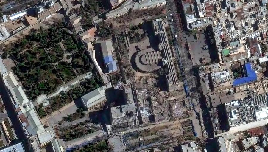 صورة التُقطت بالأقمار الاصطناعية تُظهر آثار الدمار في طهران نتيجة الغارات | أسوشييتد برس