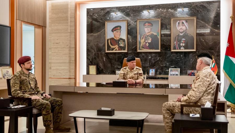 الملك عبدﷲ الثاني خلال زياته القيادة العامة للقوات المسلحة الأردنية – الجيش العربي 8/3/2026 | القوات المسلحة