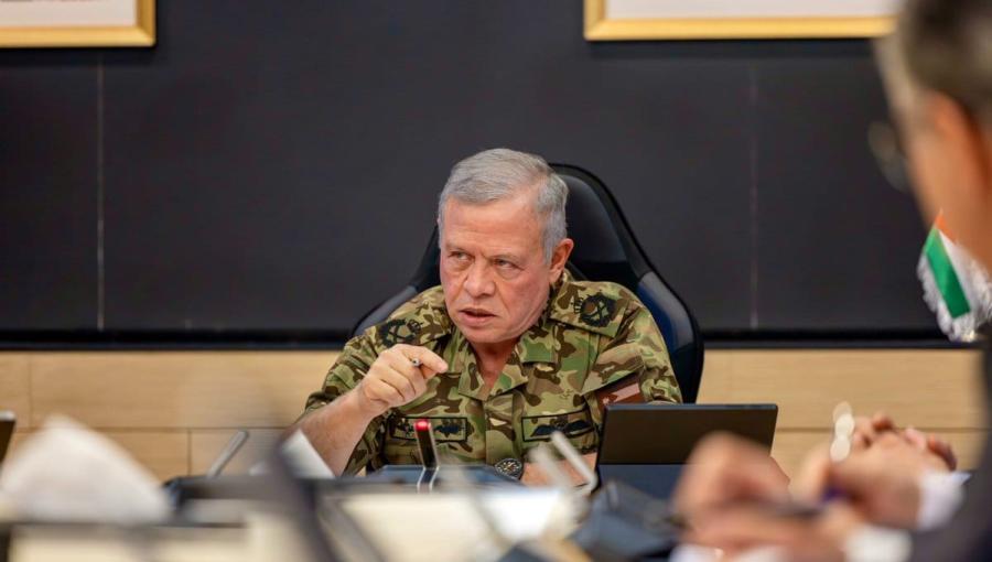 جانب من ترؤس الملك عبدالله الثاني اجتماعا في المركز الوطني للأمن وإدارة الأزمات 10/3/2026 | الديوان الملكي الهاشمي