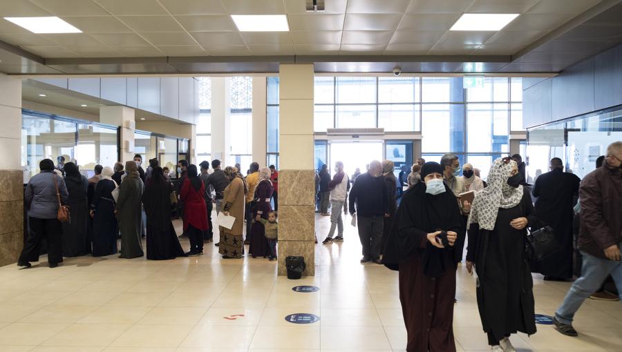 قسم الاستقبال في المبنى الجديد لطوارئ البشير | أرشيفية حبر