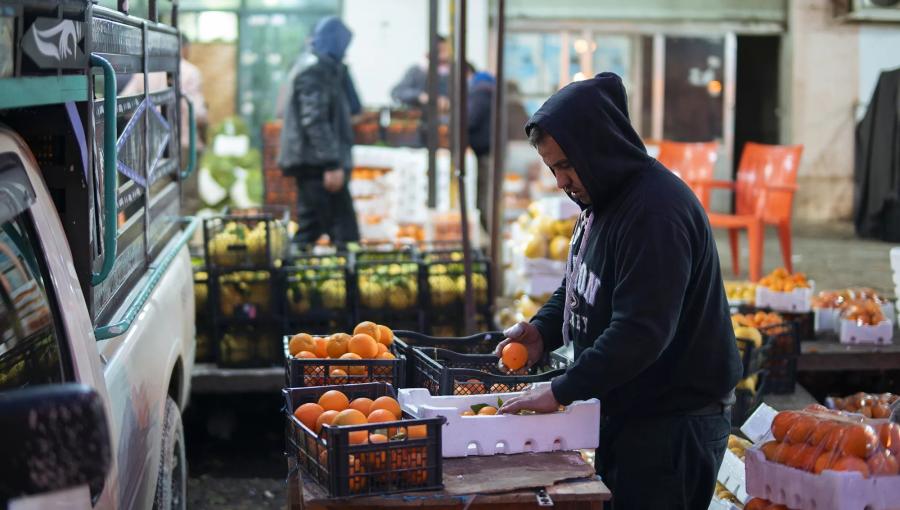 من سوق إربد المركزي للخضار والفواكه | أرشيفية حبر