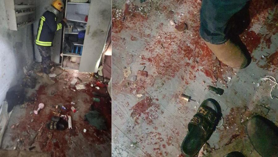 من موقع سقوط الشظايا الصاروخية في بلدة بيت عوا بالخليل 18/3/2026