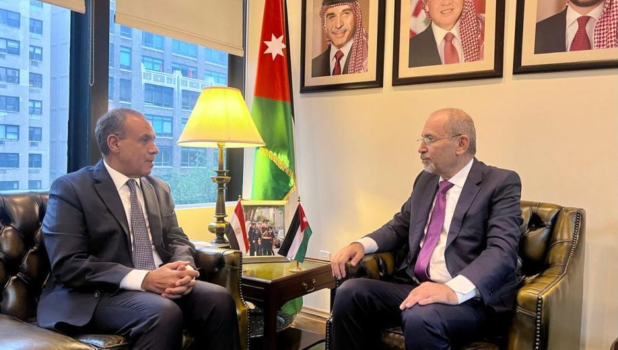 وزير الخارجية أيمن الصفدي ونظيره المصري بدر عبد العاطي | أرشيفية