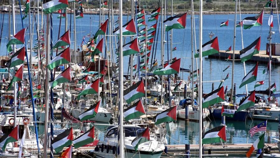 أسطول الصمود العالمي ينطلق من إيطاليا بهدف كسر الحصار الإسرائيلي على غزة 27/4/2026 | الأناضول