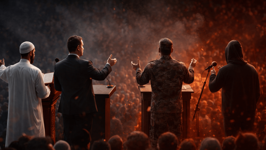 أشخاص بتوجهات مختلفة | تعبيرية ذكاء اصطناعي