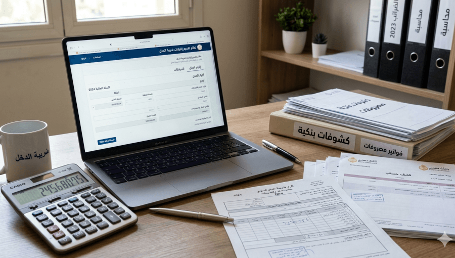 صورة حاسوب محمول مولدة عبر الذكاء الاصطناعي