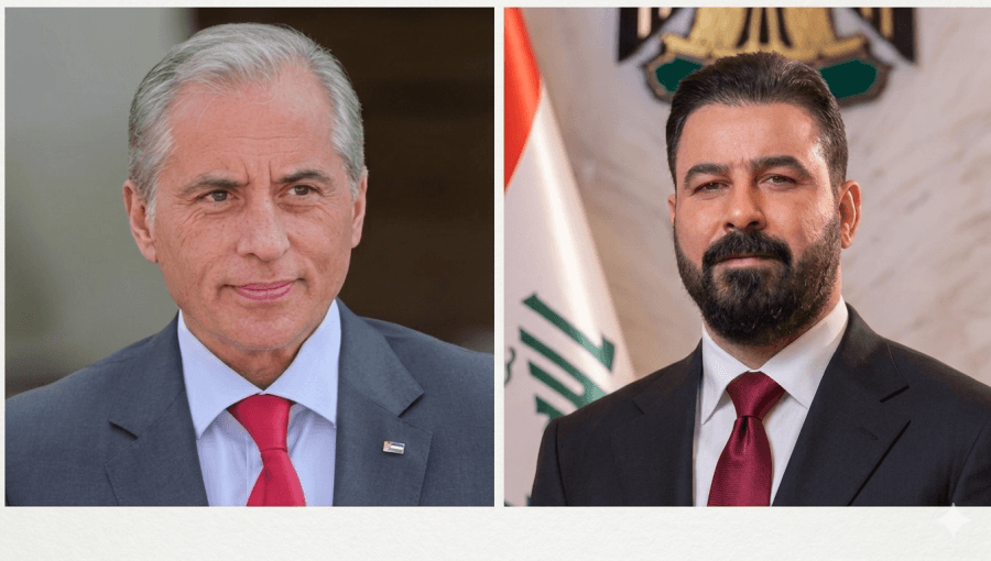 رئيس الوزراء جعفر حسان ونظيره العراقي علي الزيدي