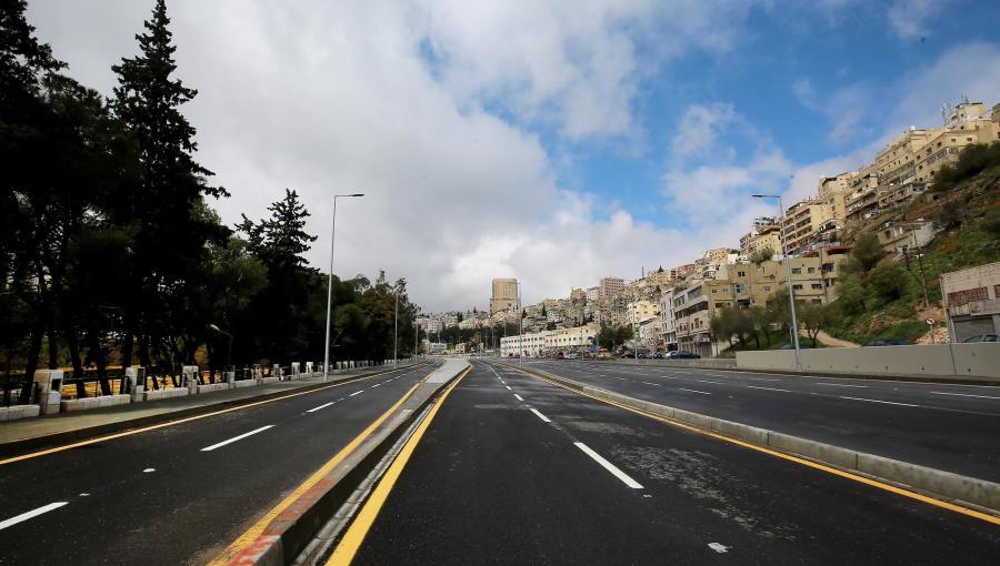 شارع فارغ في عمان | فرانس برس