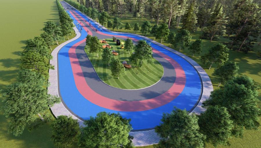 صورة لمشروع ممر المشاة والدراجات على طريق المطار  | وزارة الأشغال العامة والإسكان