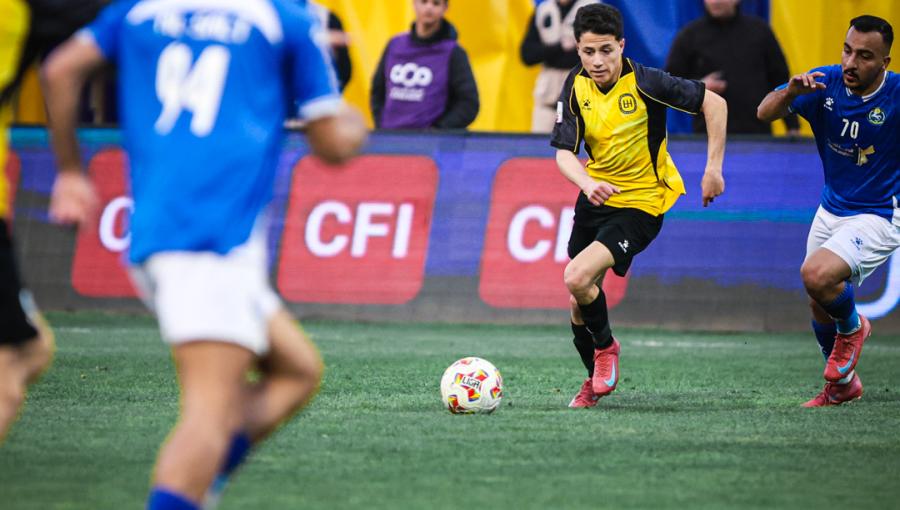 من مباراة الحسين إربد مع السلط 4/4/2026