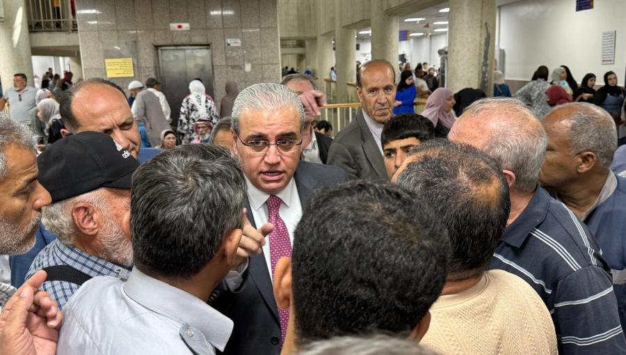 جانب من زيارة وزير الصحة إبراهيم البدور إلى مستشفى الأمير حمزة 14/5/2026 | وزارة الصحة