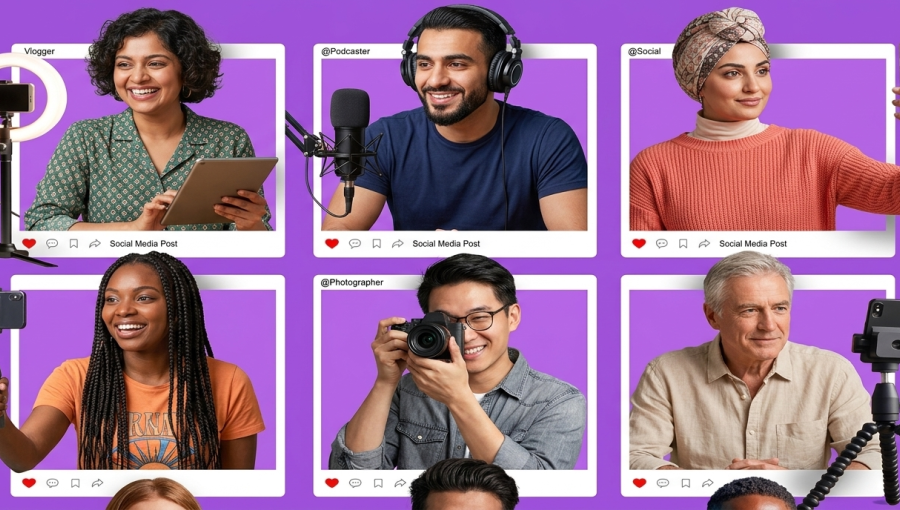 صناع محتوى صورة مولدة عبر الذكاء الاصطناعي