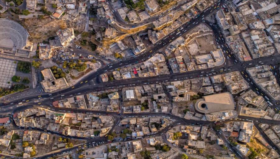 صورة من الجو للعاصمة عمان | أمانة عمان