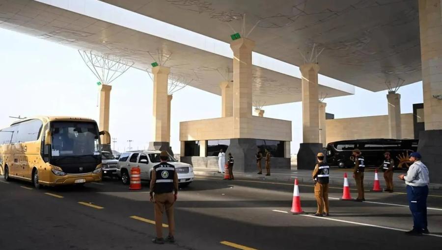 نقطة تفتيش سعودية | وكالة الأنباء السعودية