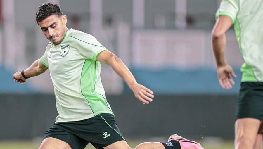 من تدريبات المنتخب الأردني