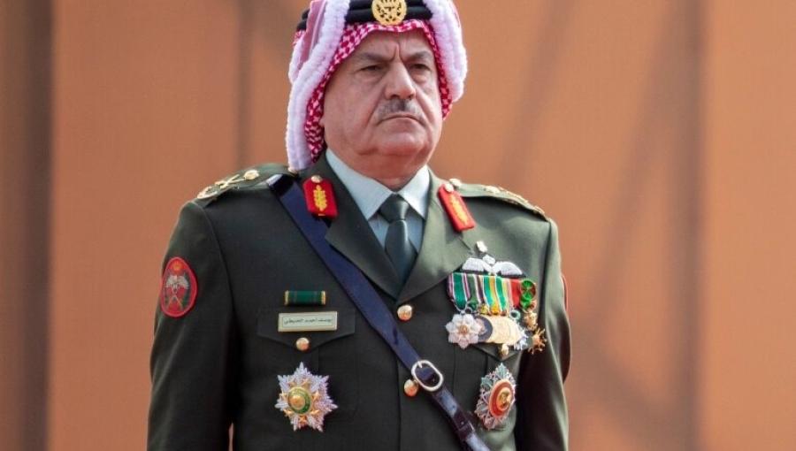 رئيس هيئة الأركان المشتركة اللواء الركن يوسف أحمد الحنيطي