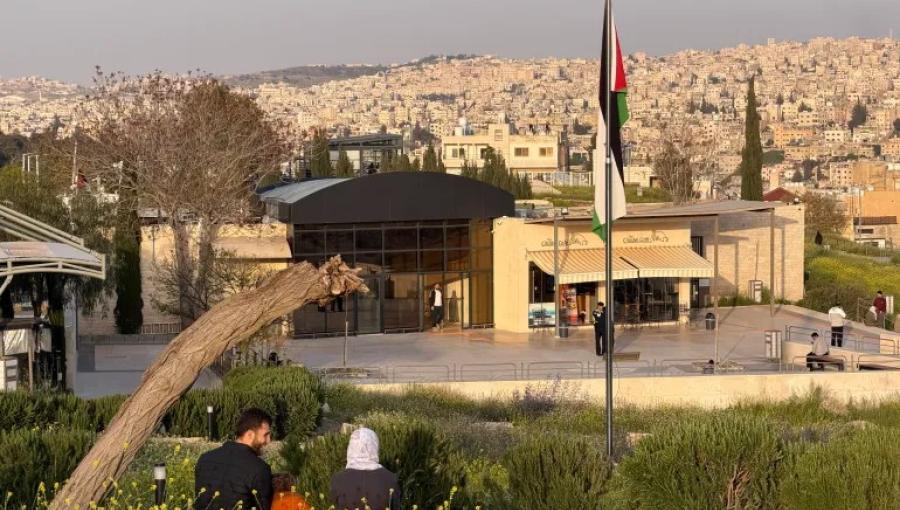 منطقة جبل القلعة الأثرية وسط العاصمة عمان